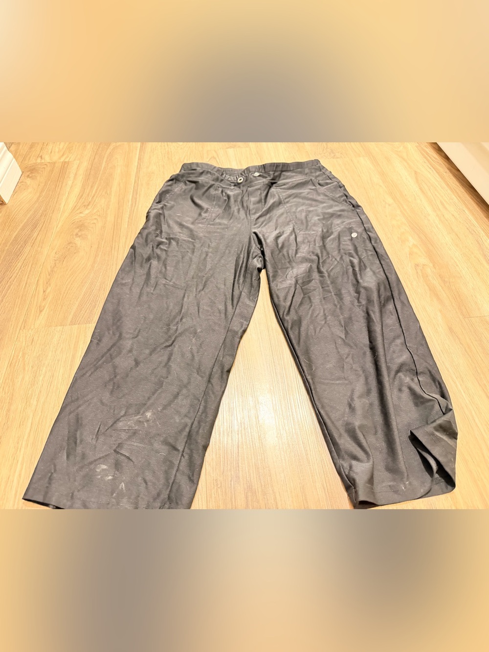 Men's Black Casual Stretch Pants